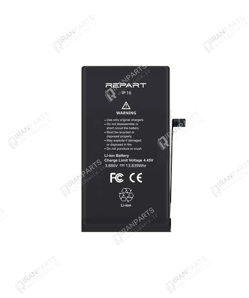 باتری آیفون 16 برند ریپارت | iPhone 16 Battery — تصویر ۳