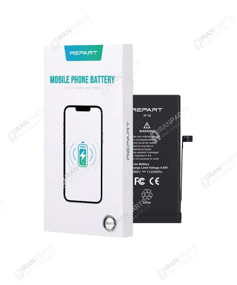 باتری آیفون 16 برند ریپارت | iPhone 16 Battery — تصویر ۵