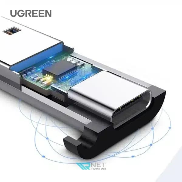 تبدیل USB 3.0 A Male به USB-C 3.1 Female یوگرین UGREEN مدل US276 کد 50533مدل: 50533 — تصویر ۷