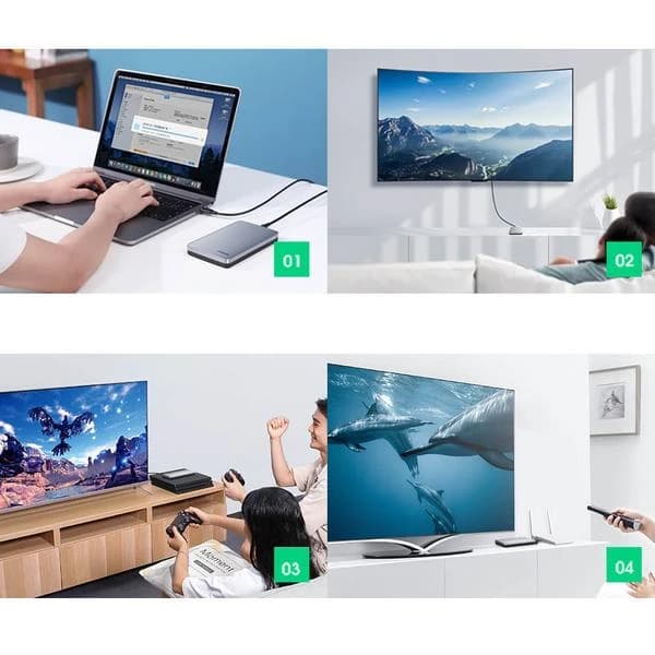 باکس هارد USB-C یوگرین UGREEN مدل CM300-70498 — تصویر ۸