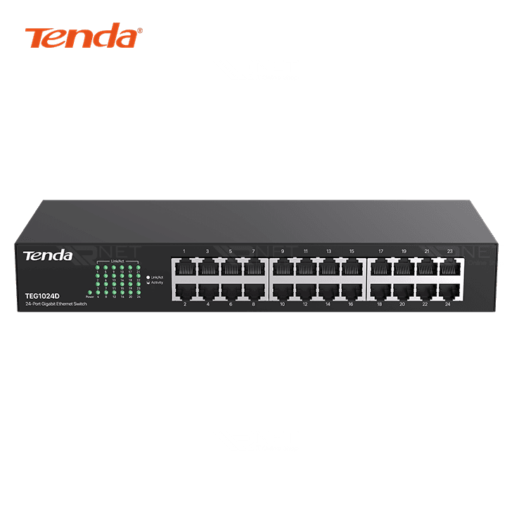 سوئیچ شبکه 24 پورت گیگابیت تندا مدل TEG1024D