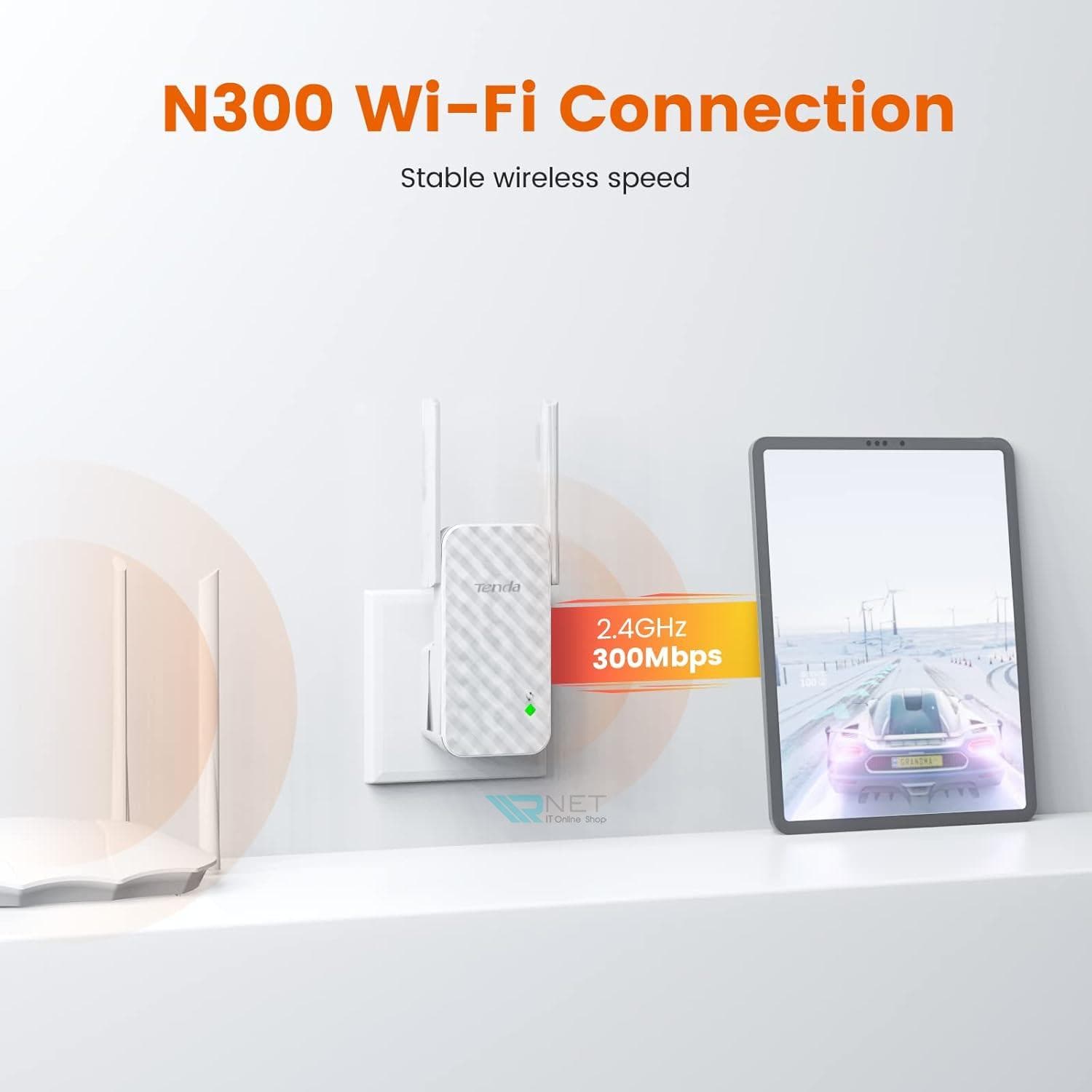 توسعه دهنده بی سیم تندا A9 Wireless N300 — تصویر ۷