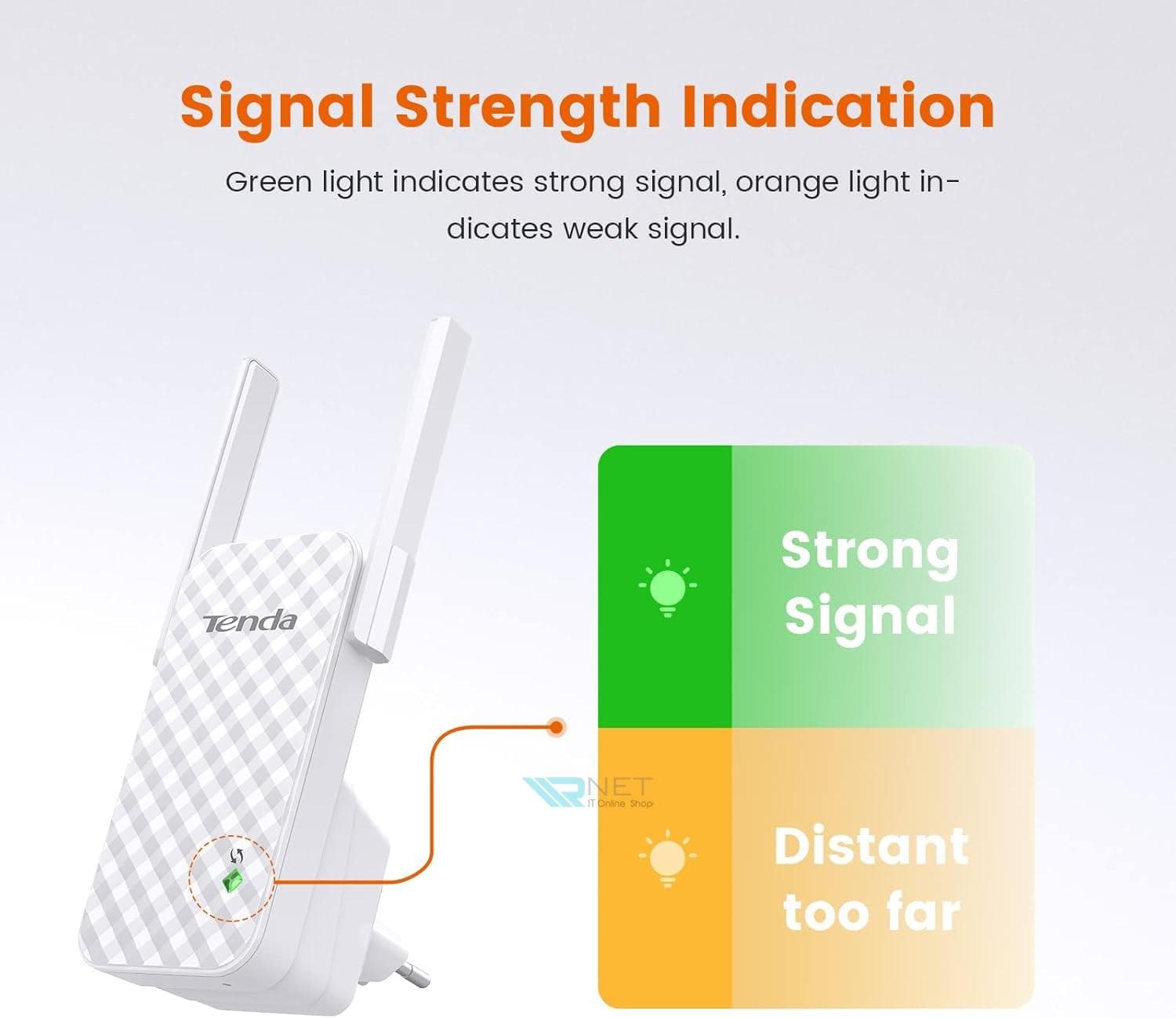 توسعه دهنده بی سیم تندا A9 Wireless N300 — تصویر ۹
