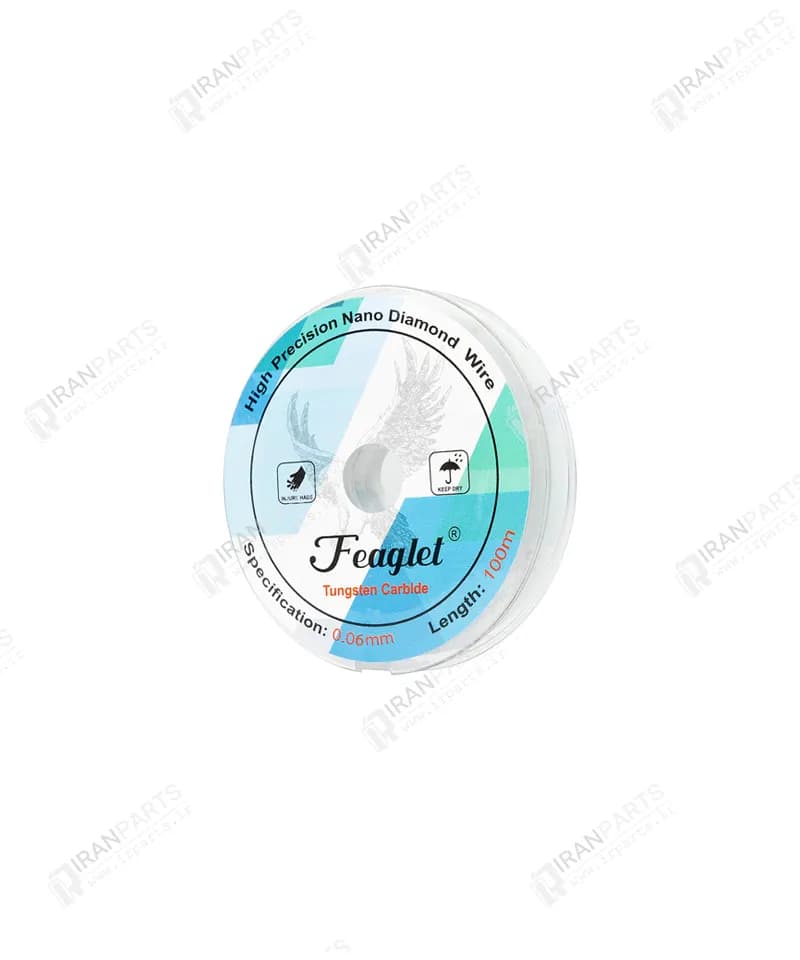 سیم جدا کننده گلس Feaglet 100 متری سایز 0.06mm — تصویر ۲
