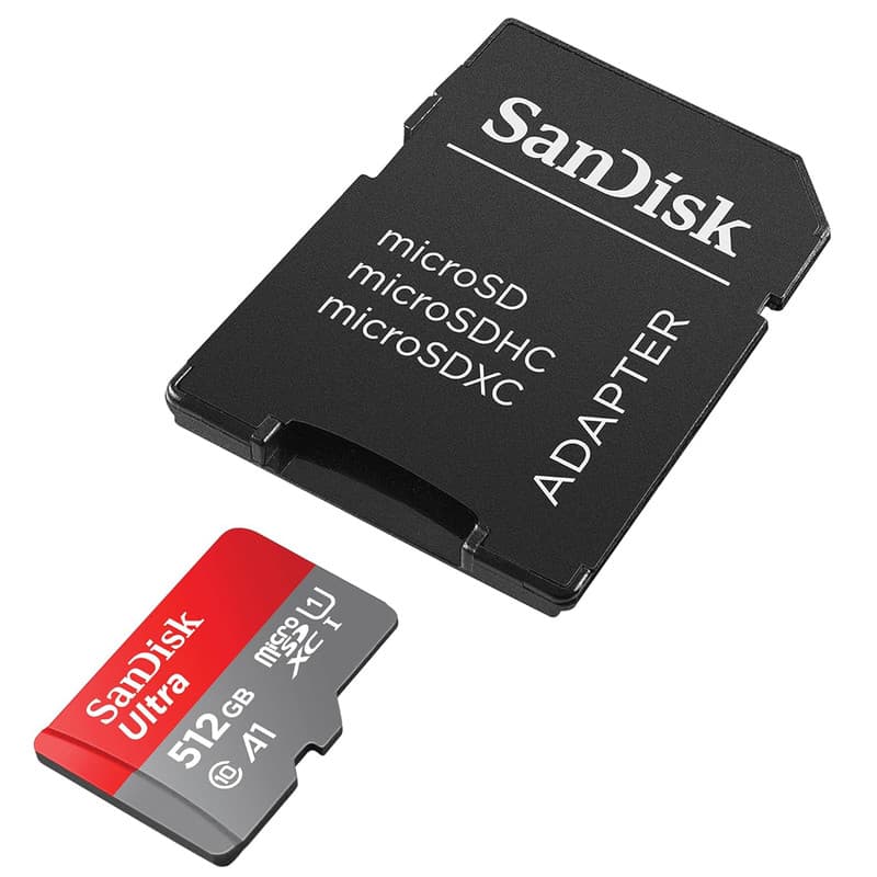 کارت حافظه 512 گیگ SanDisk MicroSD A1 140MB/s – 150MB/s