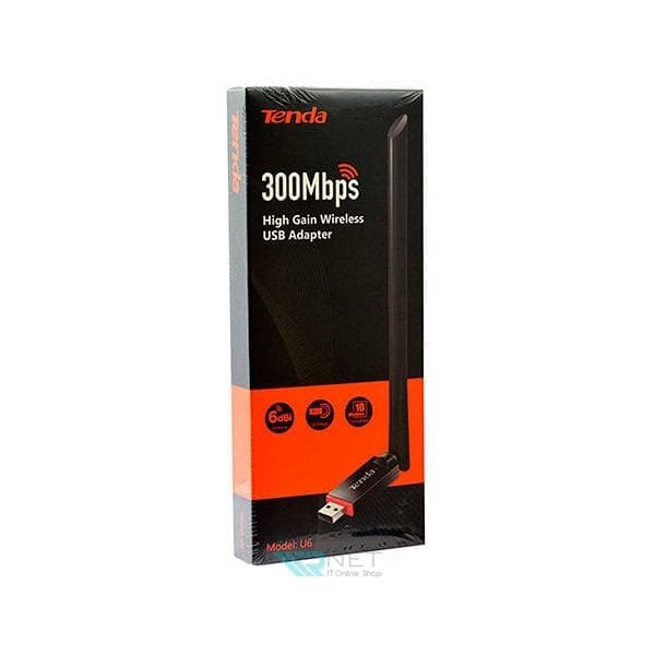 کارت شبکه USB وایرلس N300 تندا مدل Tenda U6 — تصویر ۷