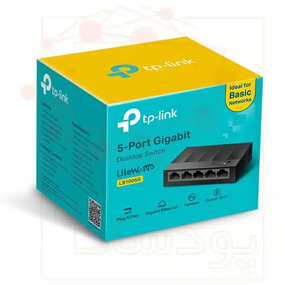 سوئیچ شبکه 5 پورت گیگابیت تی پی لینک مدل TP-Link LS1005G — تصویر ۹