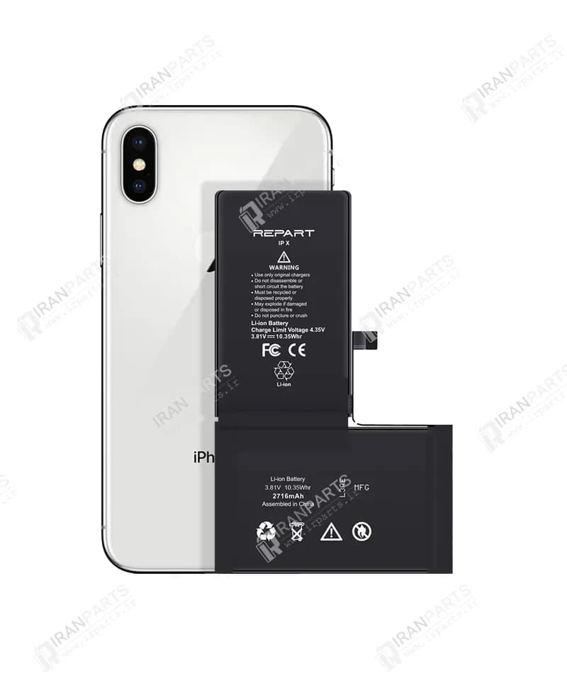 باتری آیفون X برند Repart