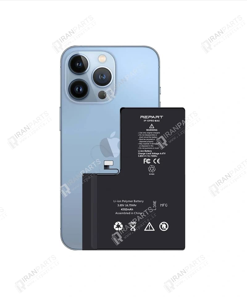 باتری آیفون 13 پرو مکس برند ریپارت | iPhone 13 Pro Max Battery