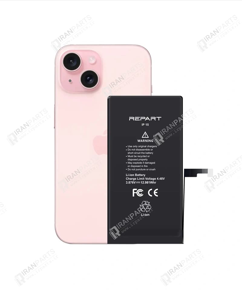 باتری آیفون 15 برند ریپارت | iPhone 15 Battery
