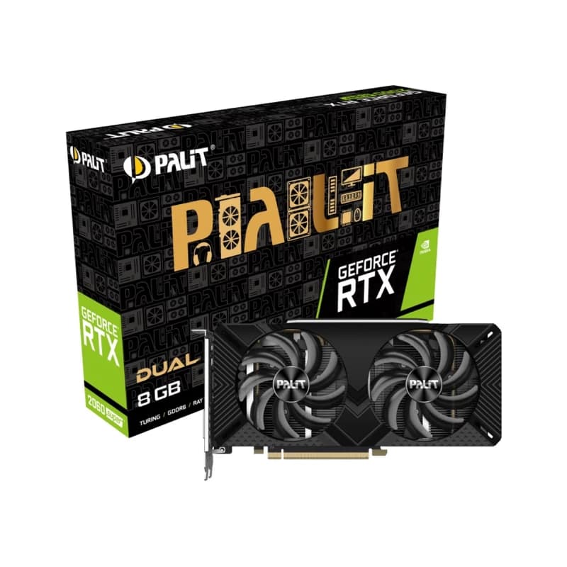 کارت گرافیک استوک پالیت مدل GeForce RTX 2060 SUPER Palit DUAL 8G — تصویر ۲