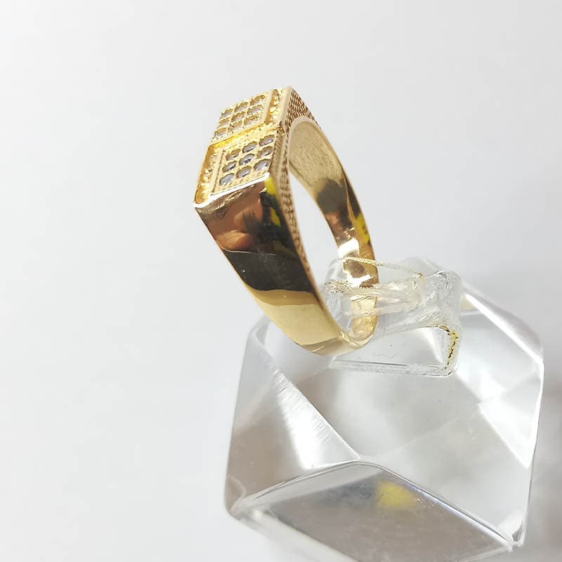 انگشتر طلا روس مردانه (کد5508) — تصویر ۵