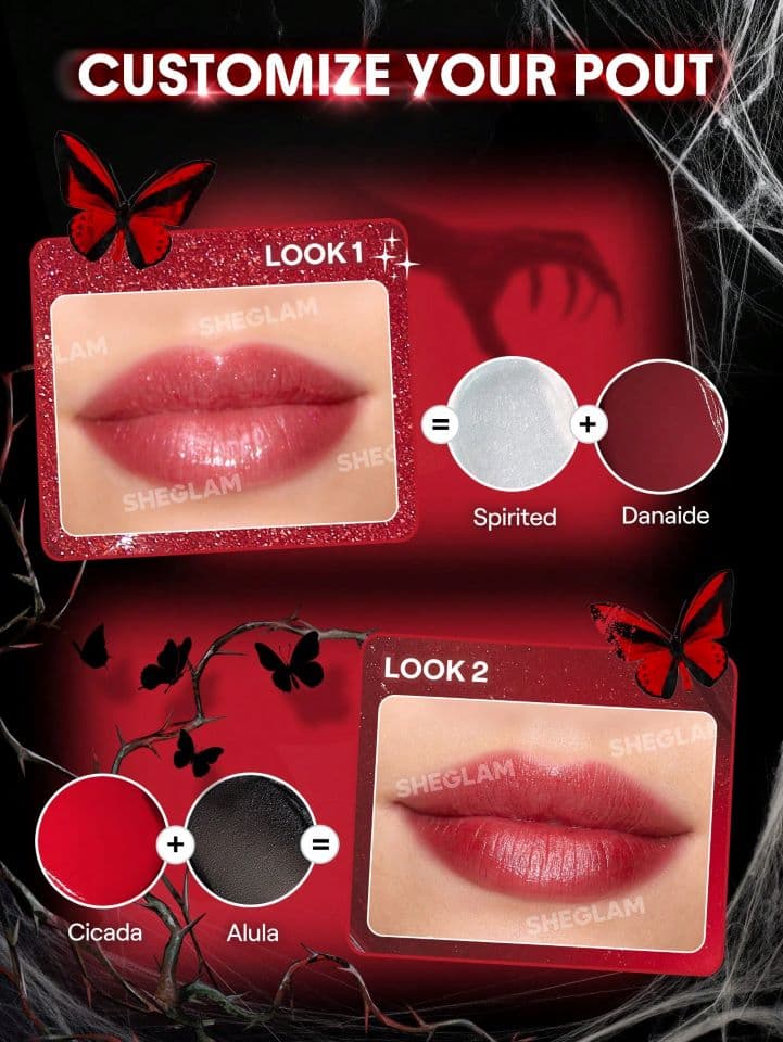 پالت رژ لب شیگلم از کالکشن Crimson Butterfly — تصویر ۳