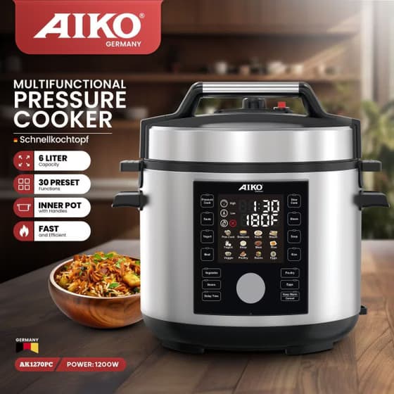 زودپز پلوپز چند کاره آیکو مدل AK1270PC