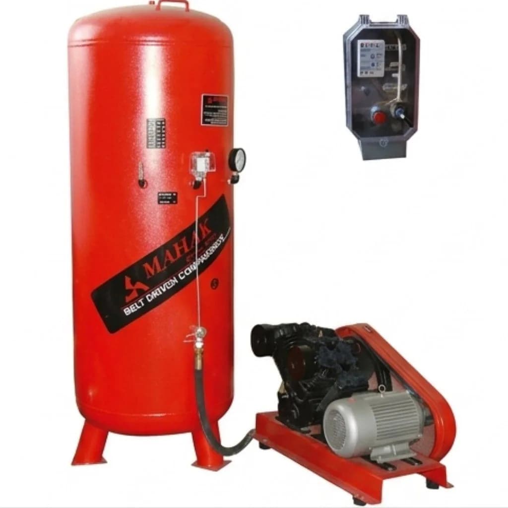 کمپرسور 1200 لیتری ایستاده با مخزن 1000 لیتری محک مدل AP-1202 s