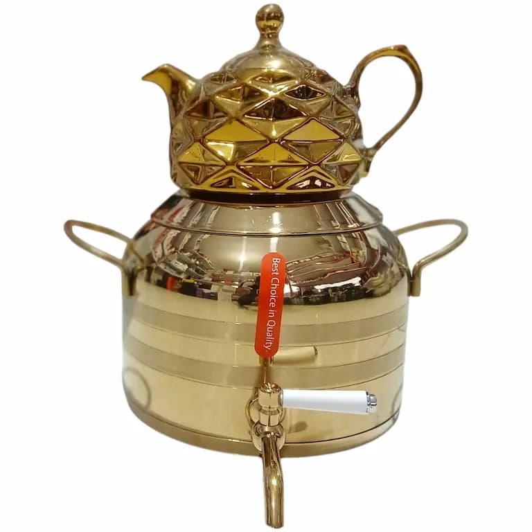 ست کتری قوری طلایی R.S.KA کد 38390 — تصویر ۴