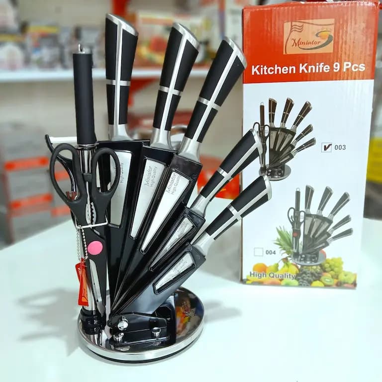 سرویس چاقو مینیاتور 9 پارچه مدل 003 — تصویر ۹