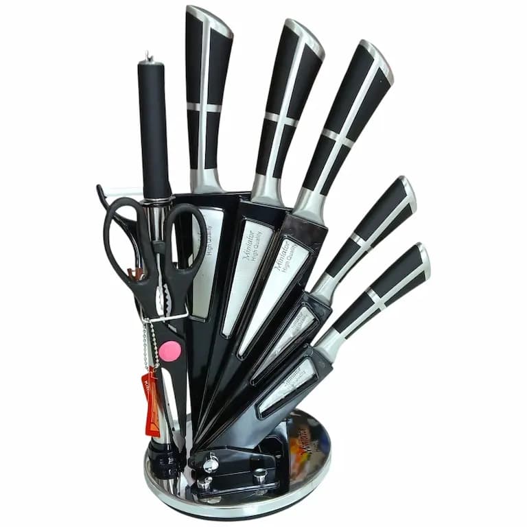 سرویس چاقو مینیاتور 9 پارچه مدل 003
