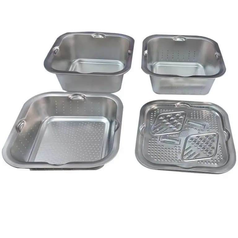 لگن آبکش 4 پارچه رنده دار یونیک لایف UL-15319