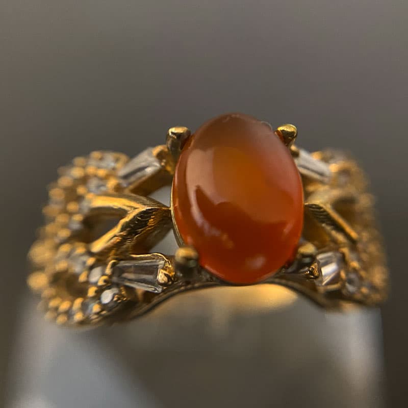 انگشتر زنانه طلاروس (کد 2291) — تصویر ۹