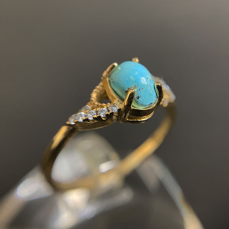 انگشتر زنانه فیروزه (کد 2293)