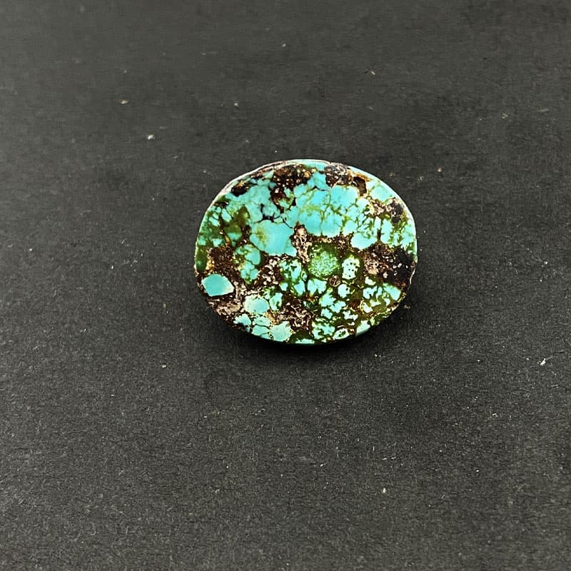 سنگ فیروزه سبز شجر عنکبوتی (کد 6325) — تصویر ۳