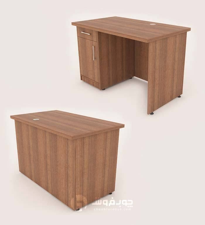 میز اداری MDF کمد دار مدل T101 — تصویر ۳