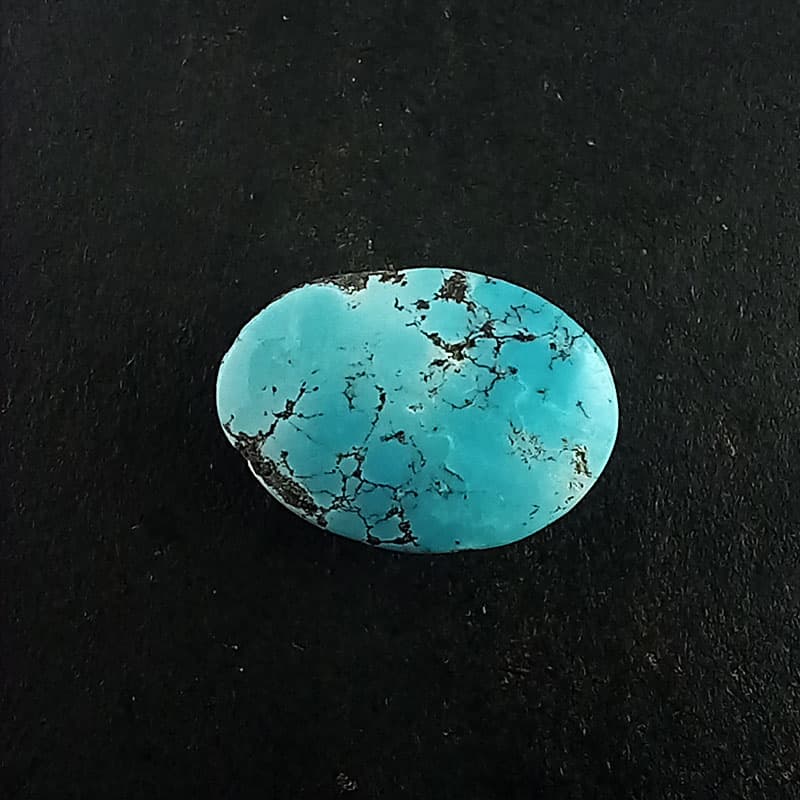 سنگ فیروزه آبی آسمانی (کد 6390) — تصویر ۳