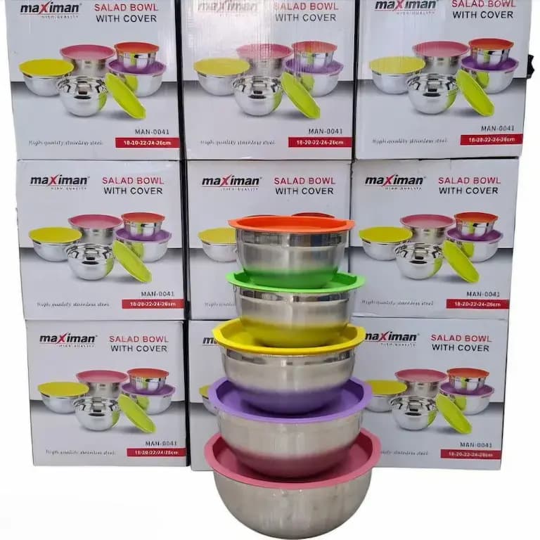 لگن استیل آشپزخانه مکسی من مدل MAN-0041 — تصویر ۵