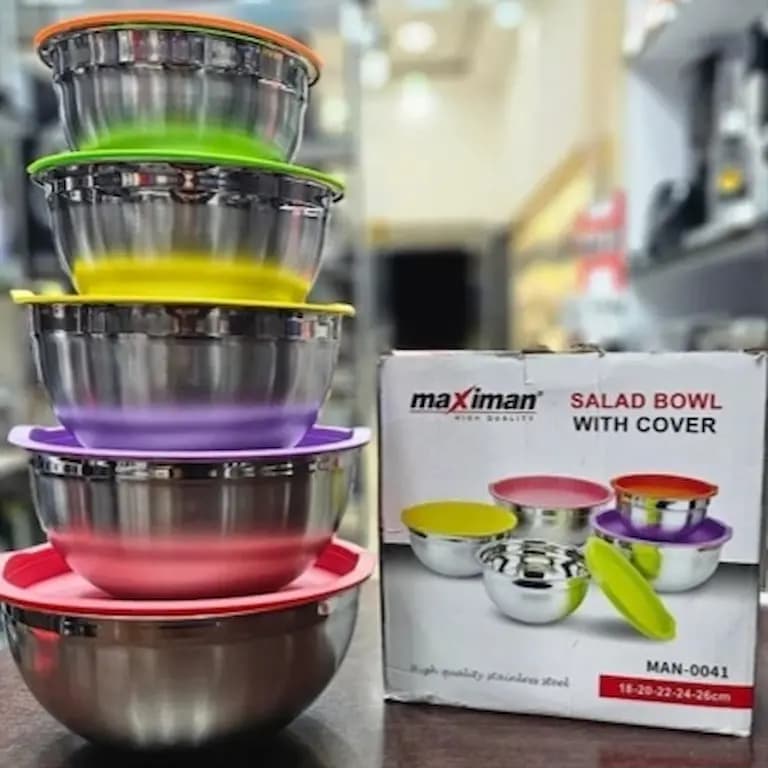 لگن استیل آشپزخانه مکسی من مدل MAN-0041 — تصویر ۸