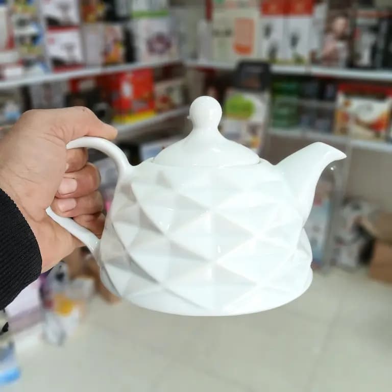 قوری چینی مدل مشبک — تصویر ۸