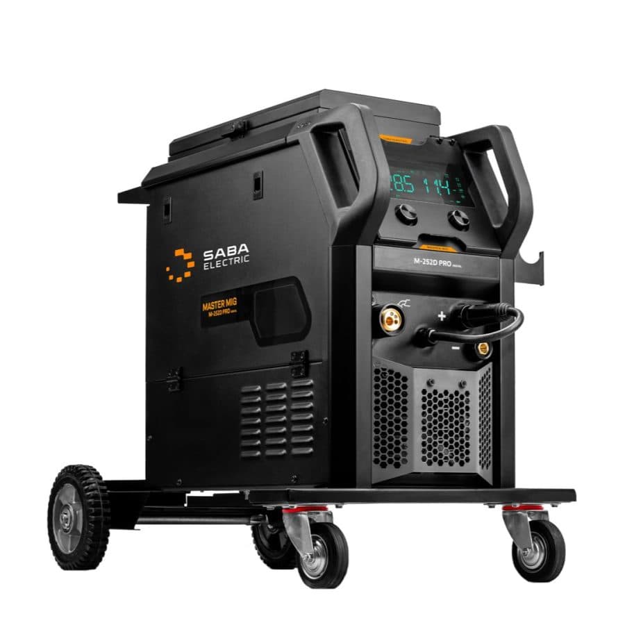 دستگاه جوش اینورتر میگ تکفاز 250 آمپر صباالکتریک MASTER MIG M-252D DIGITAL — تصویر ۴