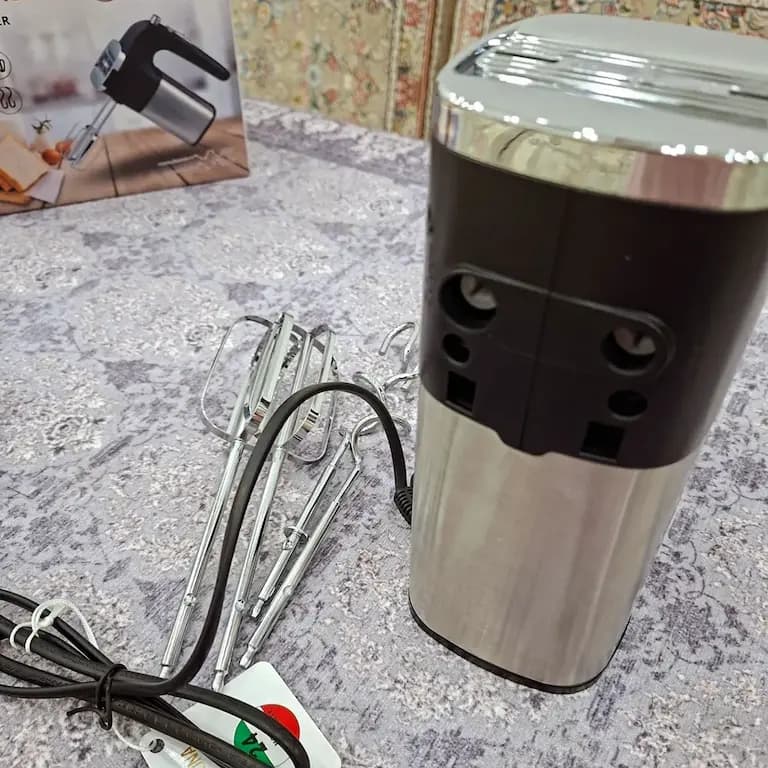 همزن برقی ورونا مدل VEM77T توان 500 وات 5 سرعته — تصویر ۷