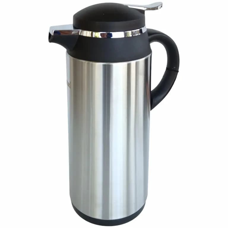 فلاسک کازوکی 1.9 لیتر بدنه استیل شیشه دار — تصویر ۲