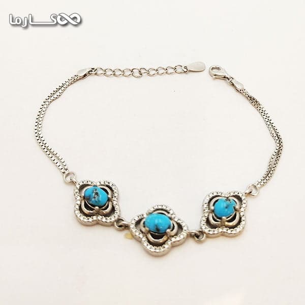 دستبند فیروزه زنانه — تصویر ۷