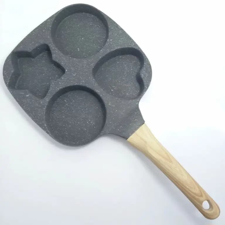 تابه پنکیک 4 خانه اکو فرندلی ECO-FRIENDLY قلب و ستاره — تصویر ۶