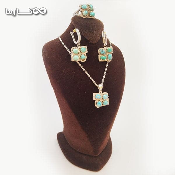 ست فیروزه چهار نگین — تصویر ۳