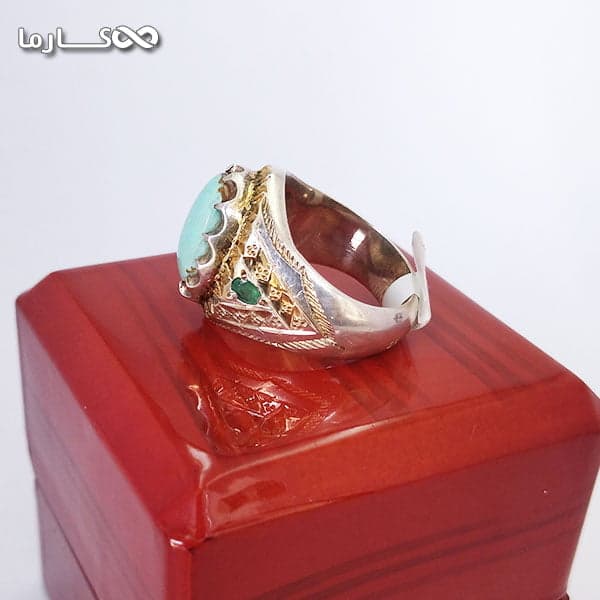 انگشتر فیروزه دست ساز کد (2003) — تصویر ۴