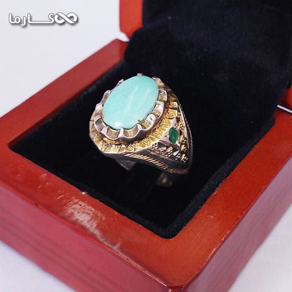 انگشتر فیروزه دست ساز کد (2003)