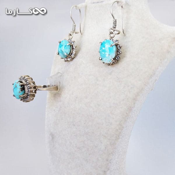 نیم ست فیروزه (کد 7004)