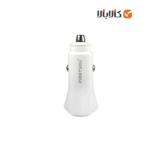 شارژر فندکی فست شارژر Firstyou F044 با دو پورت USB و تایپ سی توان 24 وات — تصویر ۳
