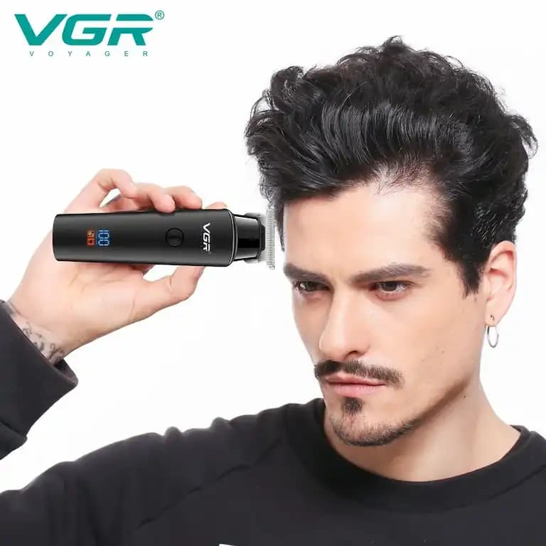 ماشین اصلاح خط زن وی جی آر مدل V-937 شارژی — تصویر ۷