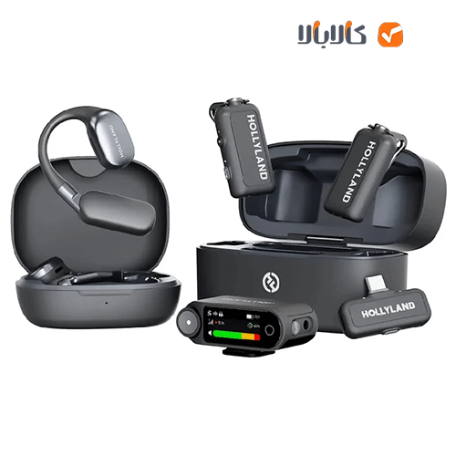 ست میکروفن بی سیم هالی لند مدل LARK MAX 2 Ultimate Combo با درگاه اتصال تایپ سی ، لایتنیگ ، جک 3.5