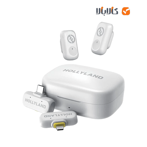 ست میکروفن بی سیم هالی لند مدل Hollyland LARK A1 Duo با پورت USB-C — تصویر ۶