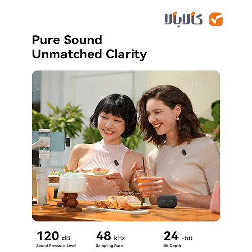 ست میکروفن بی سیم هالی لند مدل Hollyland LARK A1 Duo با پورت USB-C — تصویر ۹