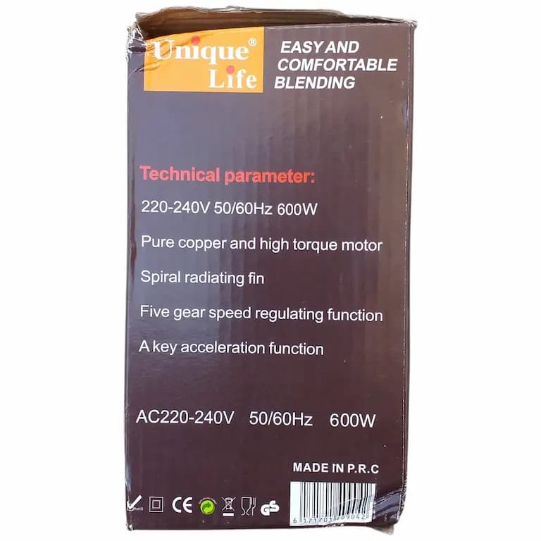 همزن برقی یونیک لایف مدل UL-268 توان 600 وات — تصویر ۸