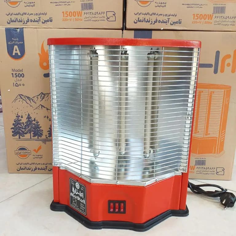 بخاری برقی ابر استاره مدل 1500 با قطع کن — تصویر ۷