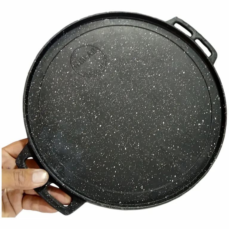 تابه گریل چدنی دو طرفه درب دار گراب سایز 28 — تصویر ۱۲