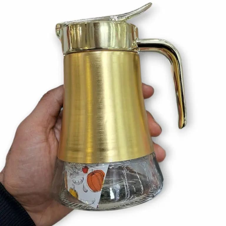 شکر پاش پرشین Persian بدنه استیل و شیشه مهر — تصویر ۵