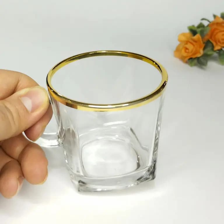 فنجان لب طلایی کار بلینک مکس بسته 6 عددی — تصویر ۷